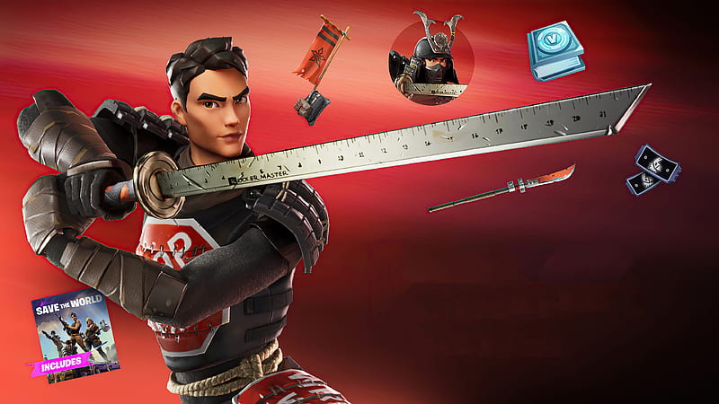 Samurai Scrapper Fortnite Games, HD wallpaper
