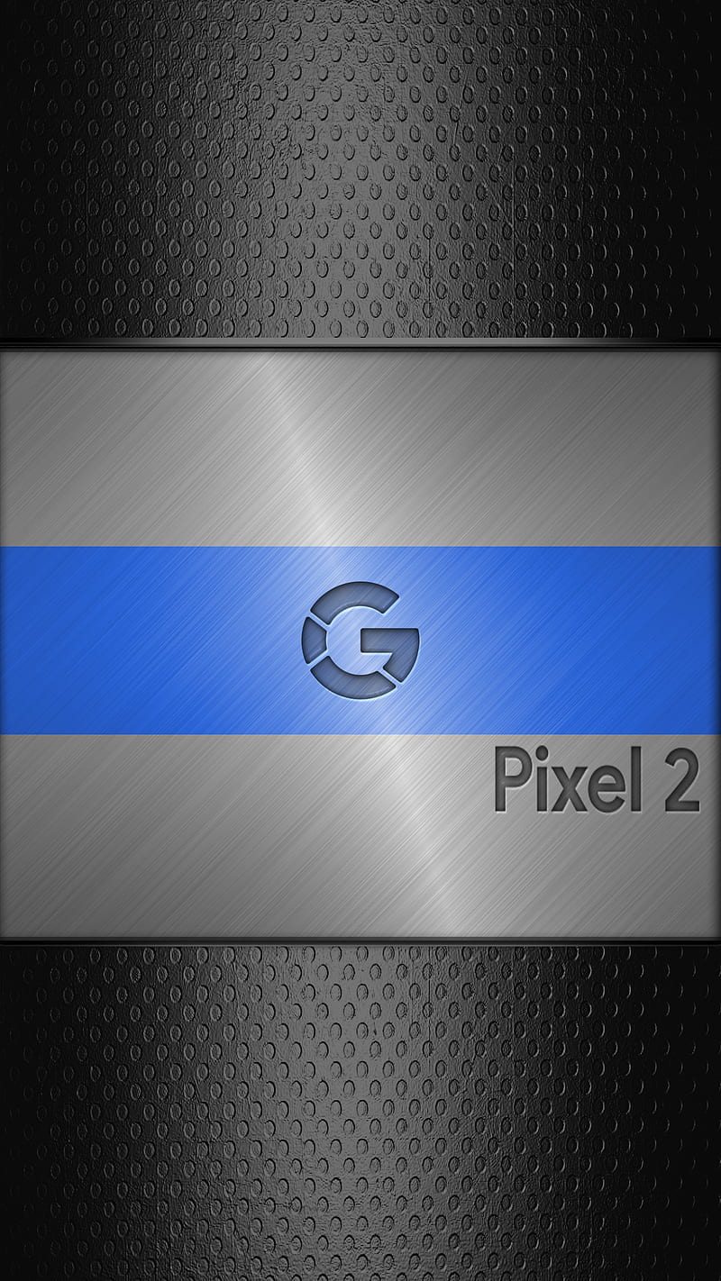 Blue Pixel 2, 929, google, logo, metal, metallic, pixel 2, theme, xl, HD phone wallpaper