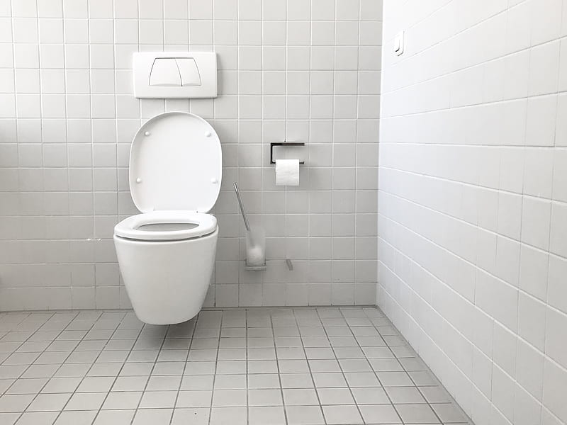 white toilet bowl with cistern, HD wallpaper