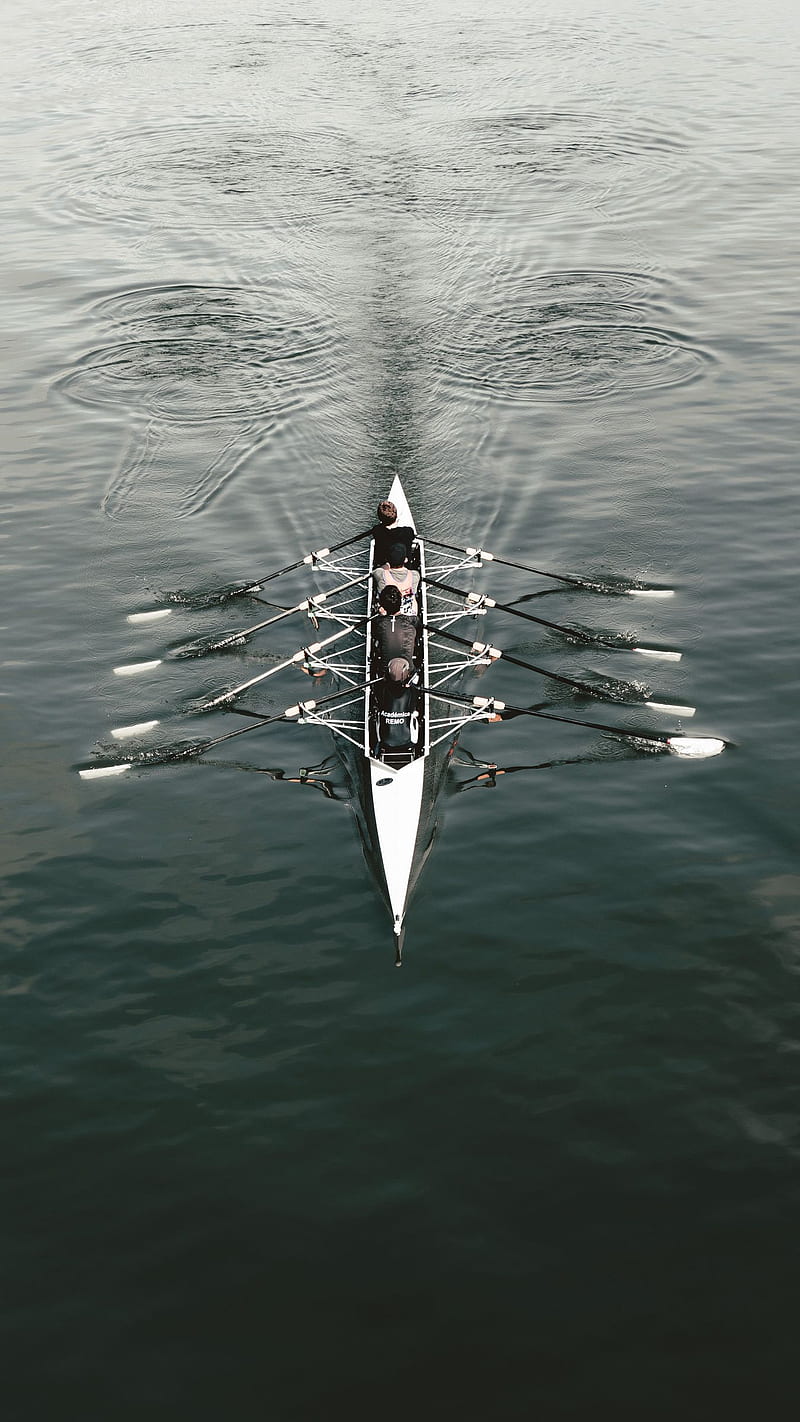 Sports boat , rowing, water, sea, HD phone wallpaper