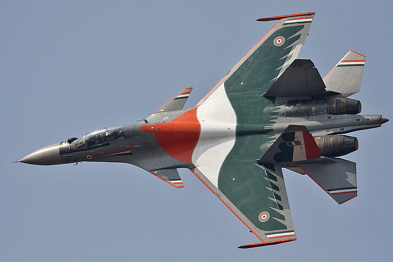 Su-30 MKI, plane, jet, sukhoi, su, HD wallpaper