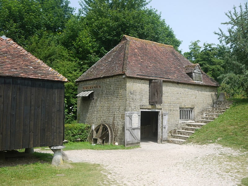 Water Mill, Weald, Sussex, Past Times, Stone Built, Milling, HD wallpaper