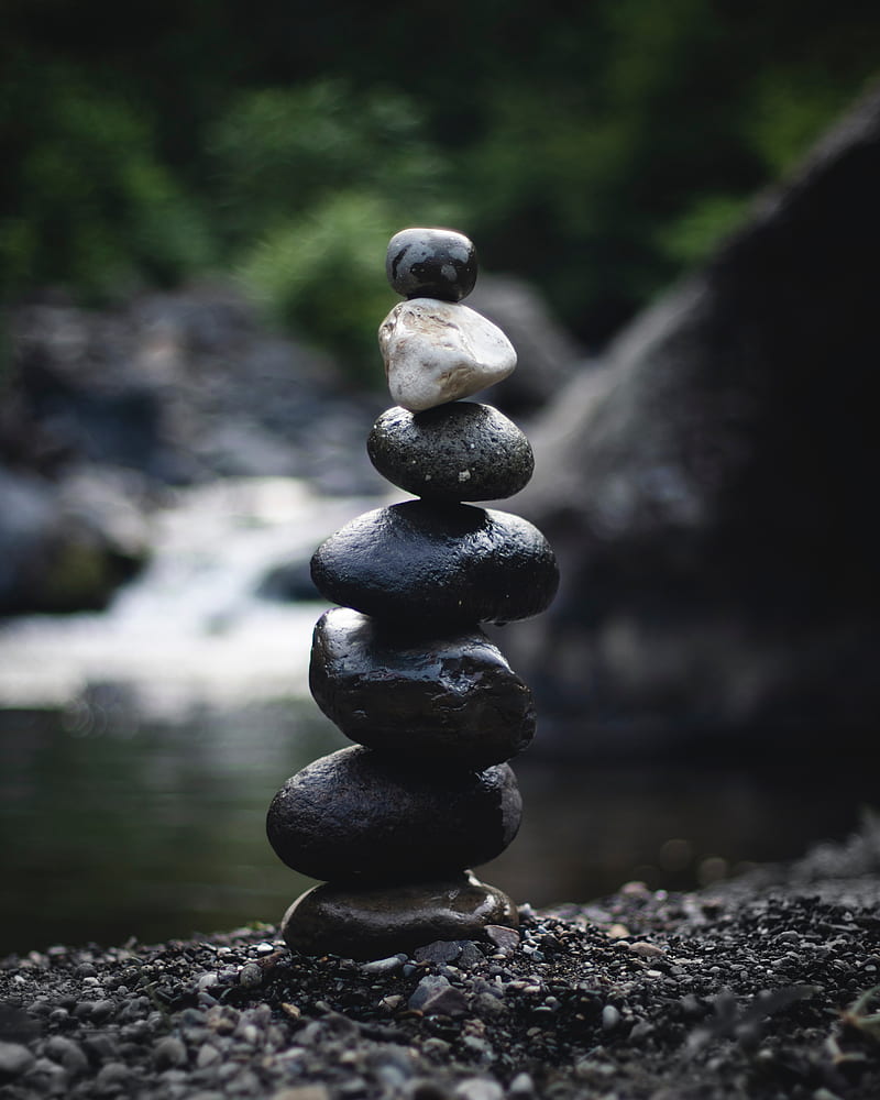 stones, balance, meditation, pacification, pebbles, HD phone wallpaper