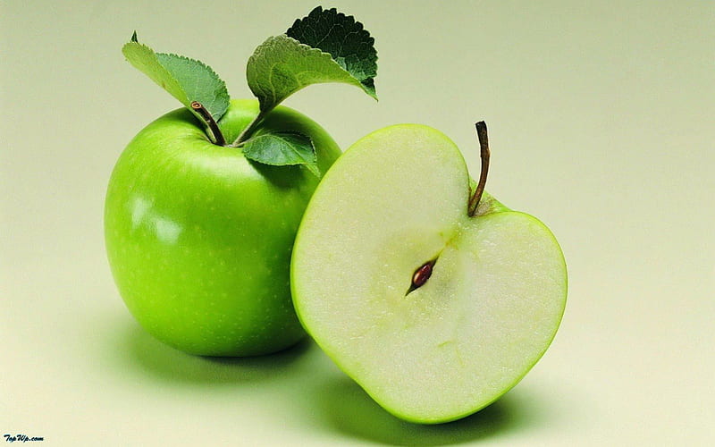 Green Apple, apple, nice, green, fresh, HD wallpaper