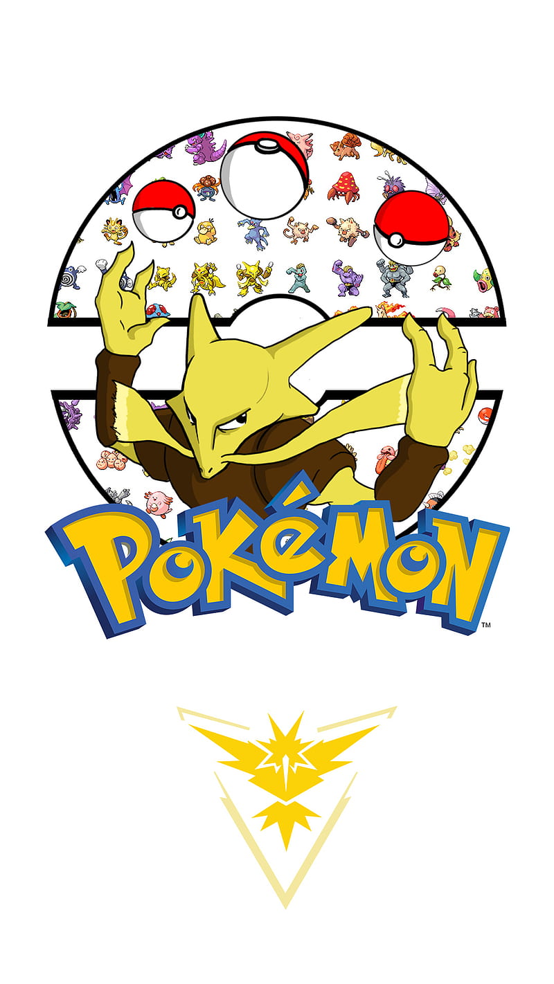 Team Instinct, background, go, pokemon, HD phone wallpaper