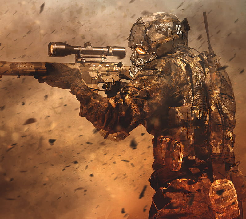 soldier sniper, military, HD wallpaper