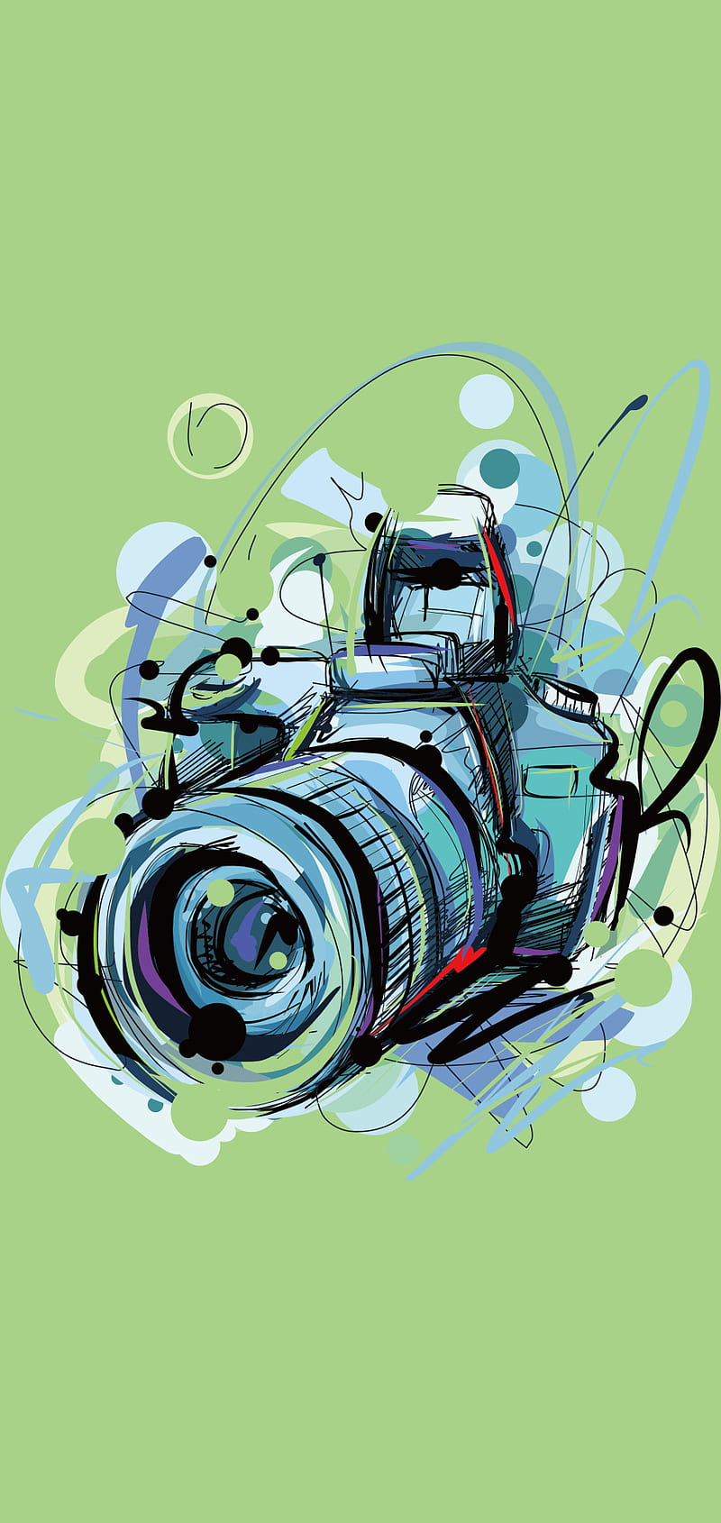 Camera, cartoon, HD phone wallpaper | Peakpx