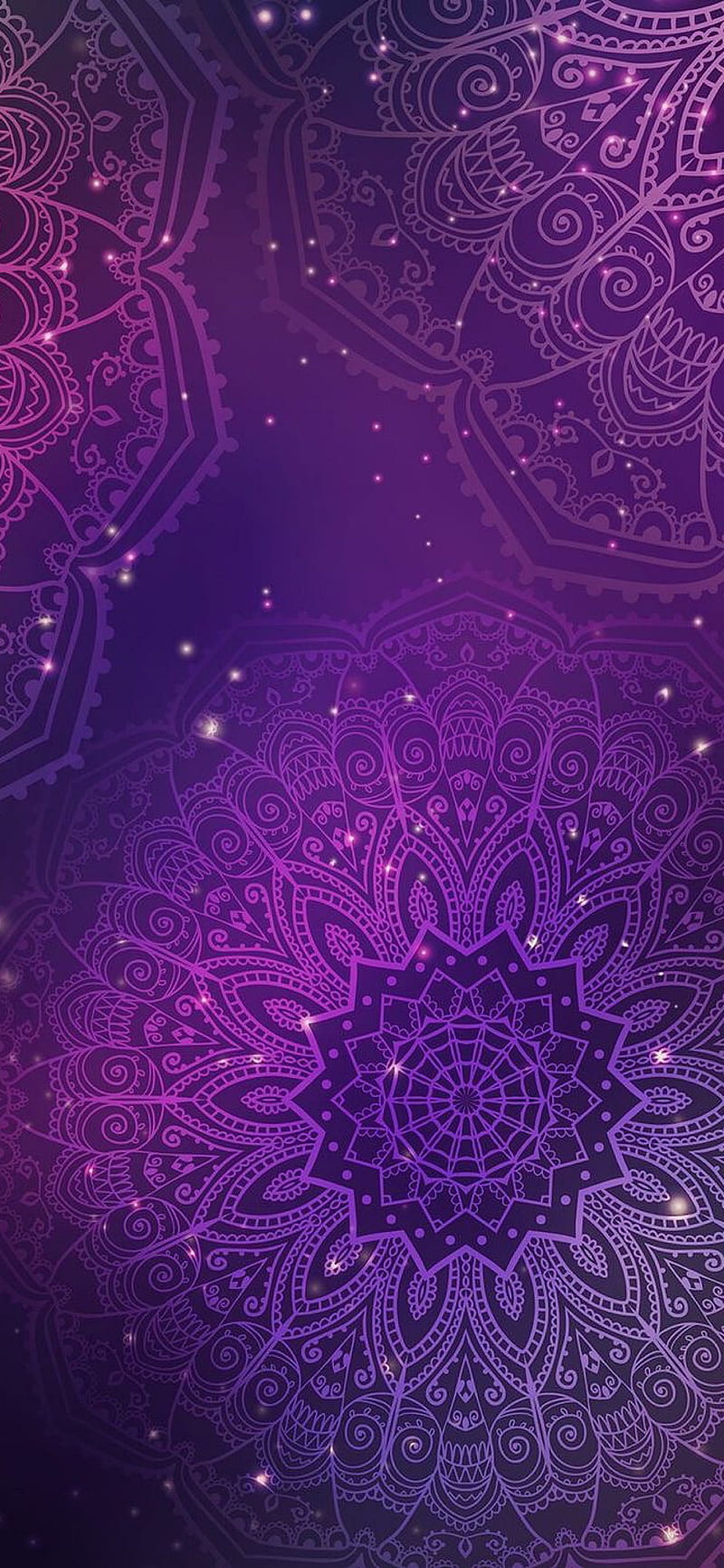 Mandalas, boho, desenho, mandala, pink, purple, HD phone wallpaper