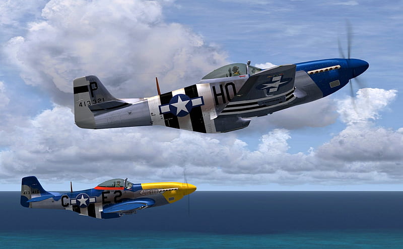 Wwii P51 Mustang, Mustang, Military, Aircraft, P51, Wwii, Hd Wallpaper 