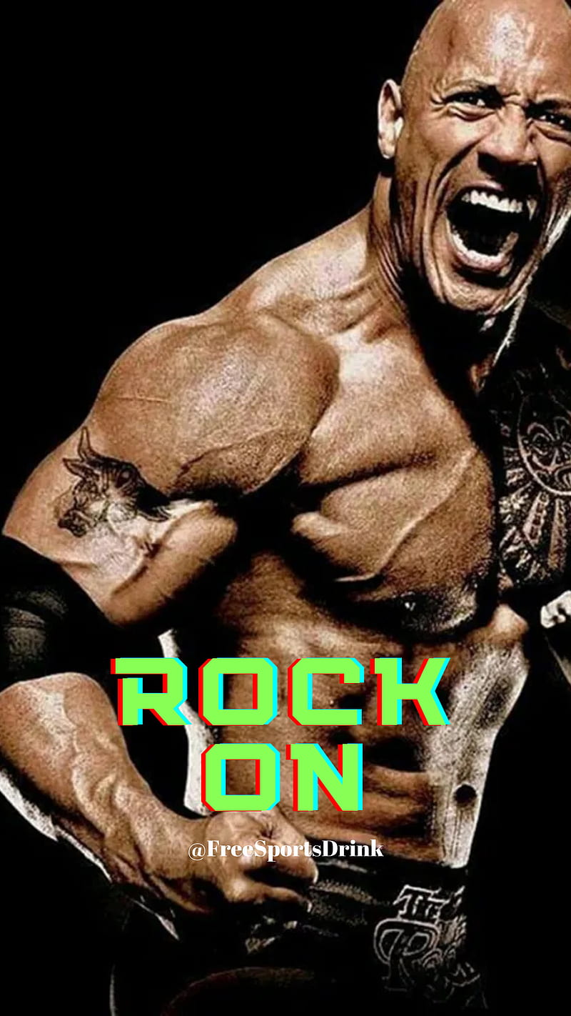 the rock wrestler wallpaper