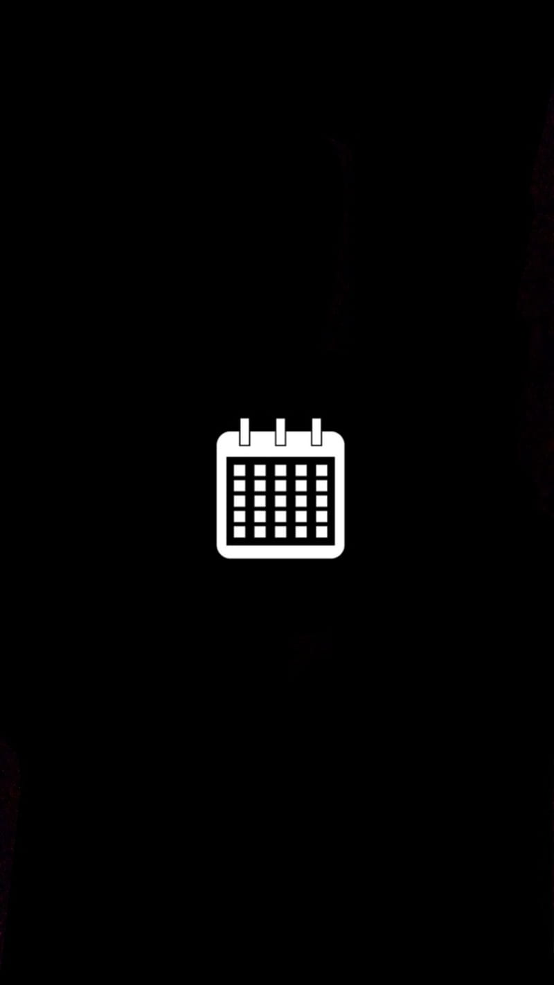Calendario, banners, black, HD phone wallpaper