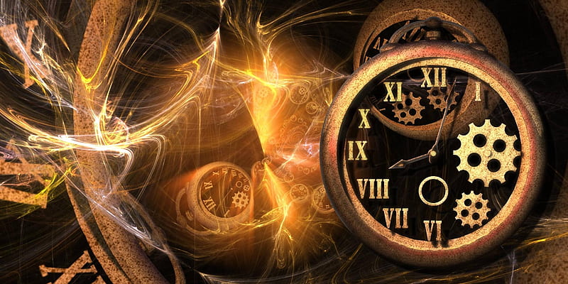 Time machine, clock, watch, abstract, time, HD wallpaper | Peakpx