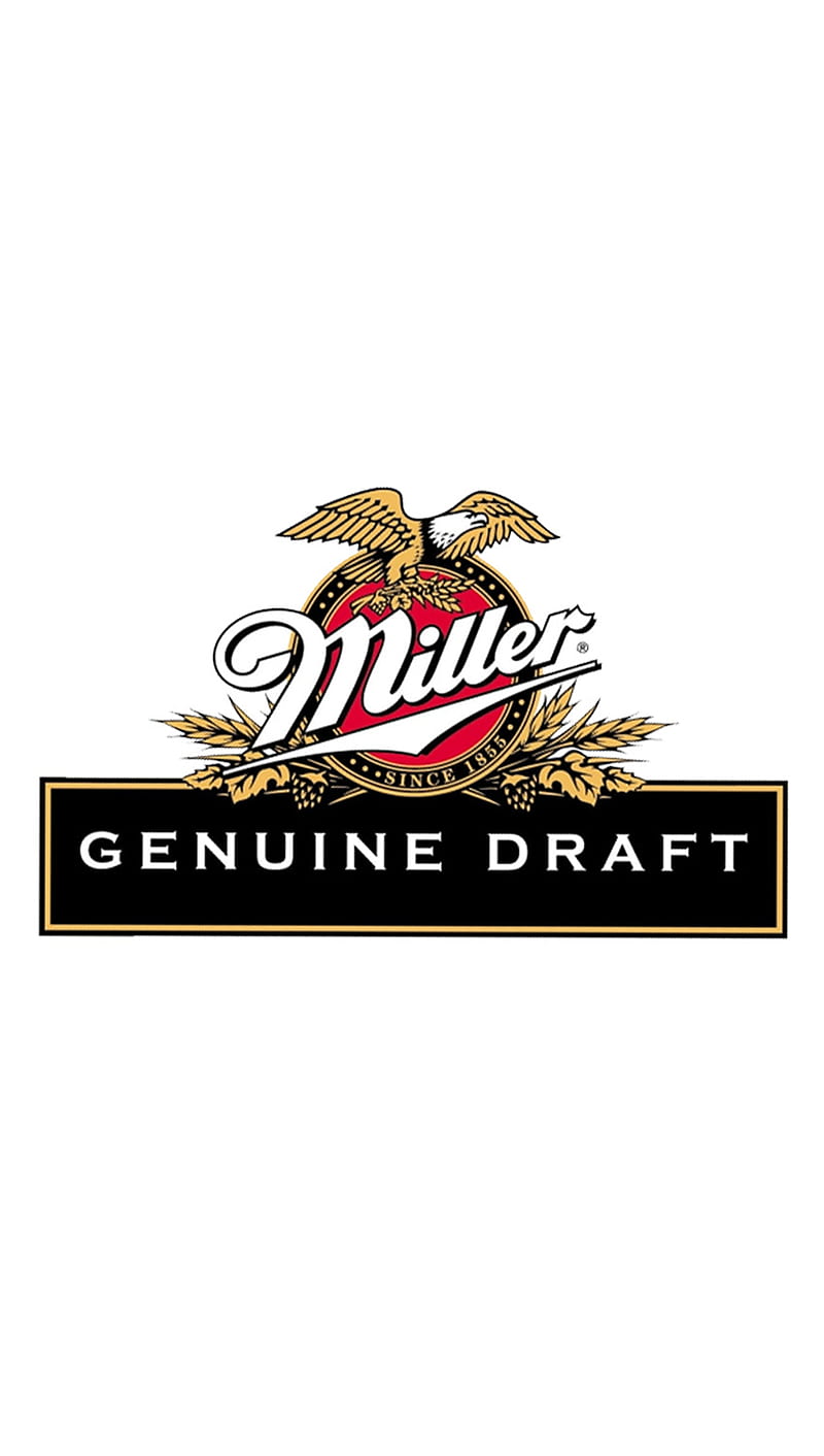 miller beer, beer, brand, iphone, logo, miller whiter, HD phone wallpaper
