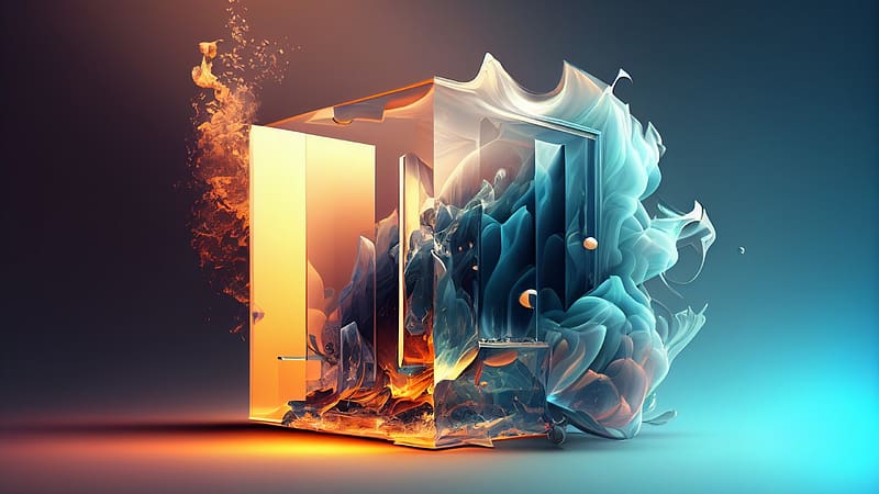 abstract, Midjourney, prompt, 3d, HD wallpaper
