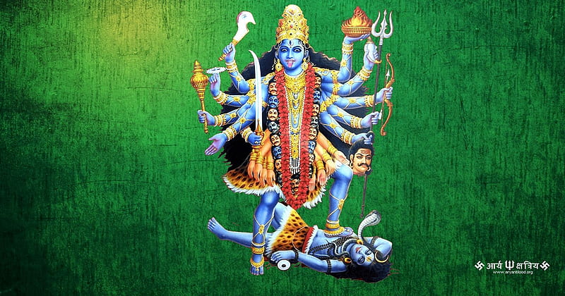 mahakali maa clipart of children