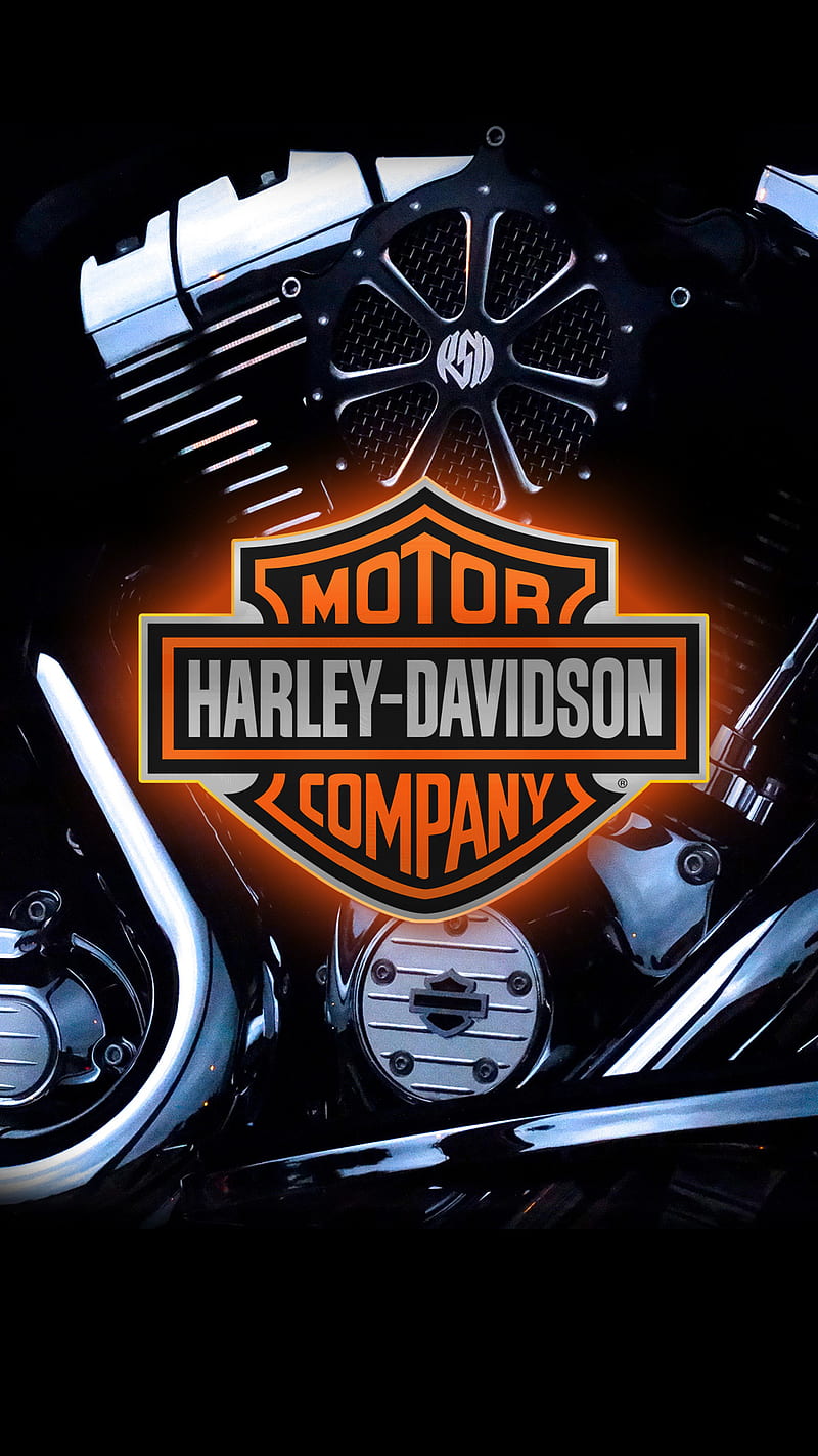 Harley, harley davidson, logo, HD phone wallpaper