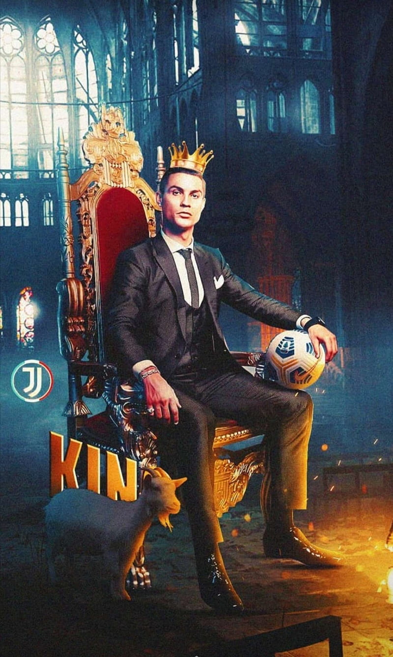 Cr7 the king, bonito, funny, sport, HD phone wallpaper | Peakpx