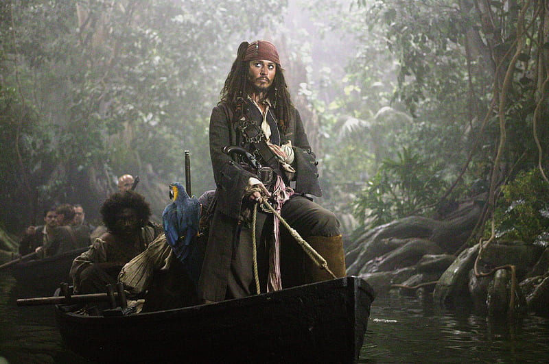 Captain Jack Sparrow, johnny depp, caribbean, pirate, HD wallpaper