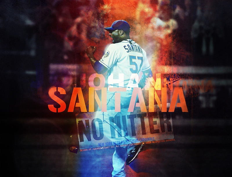 Johan Santana, mets, pitcher, new york, baseball, HD wallpaper