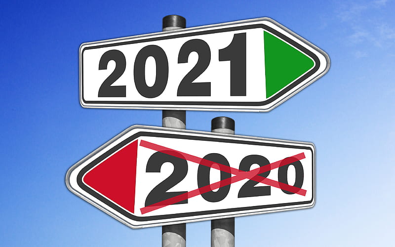From 2020 to 2021 end of 2020 beginning of 2021, 2021 New Year, 2021 signs, Forward to 2021, Happy New Year 2021, 2021 concepts, HD wallpaper