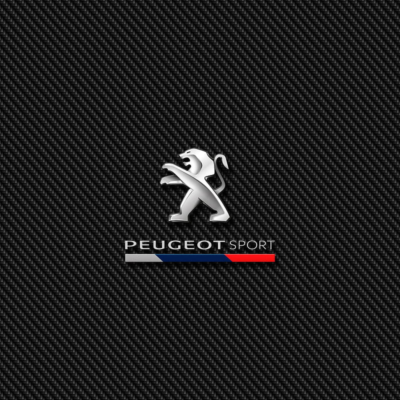 Peugeot Sport Carbon, badge, emblem, logo, peugeot, HD phone wallpaper