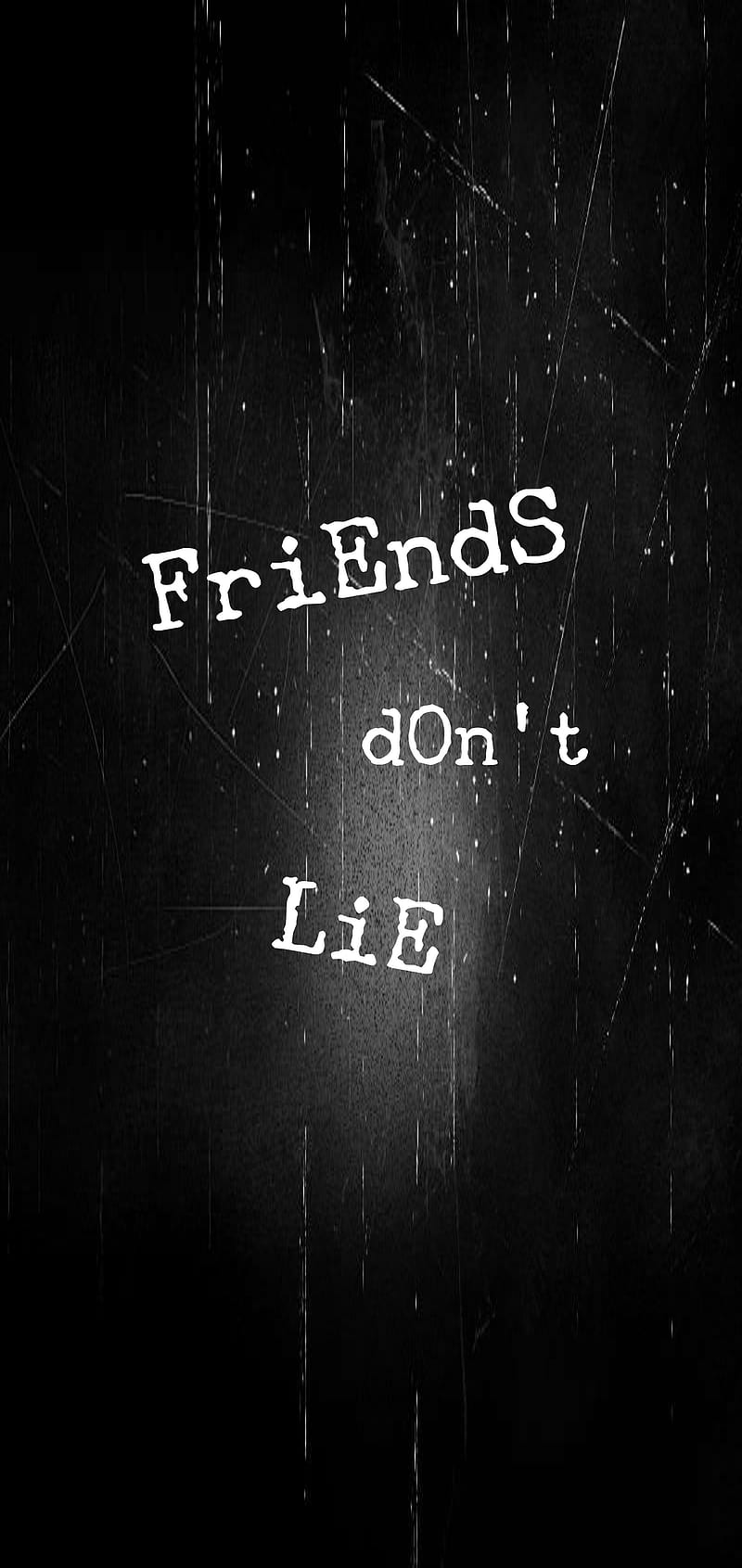 Stranger Things, black and white, dont, friends, quotes, saying, sayings,  text, HD phone wallpaper | Peakpx