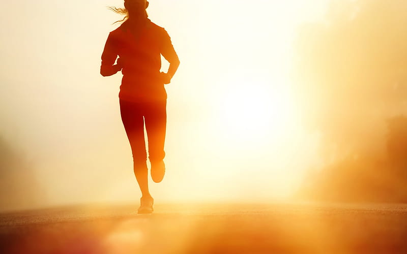 jogging, athlete, morning, run, runner, HD wallpaper