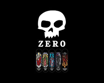 skateboarding logos zero