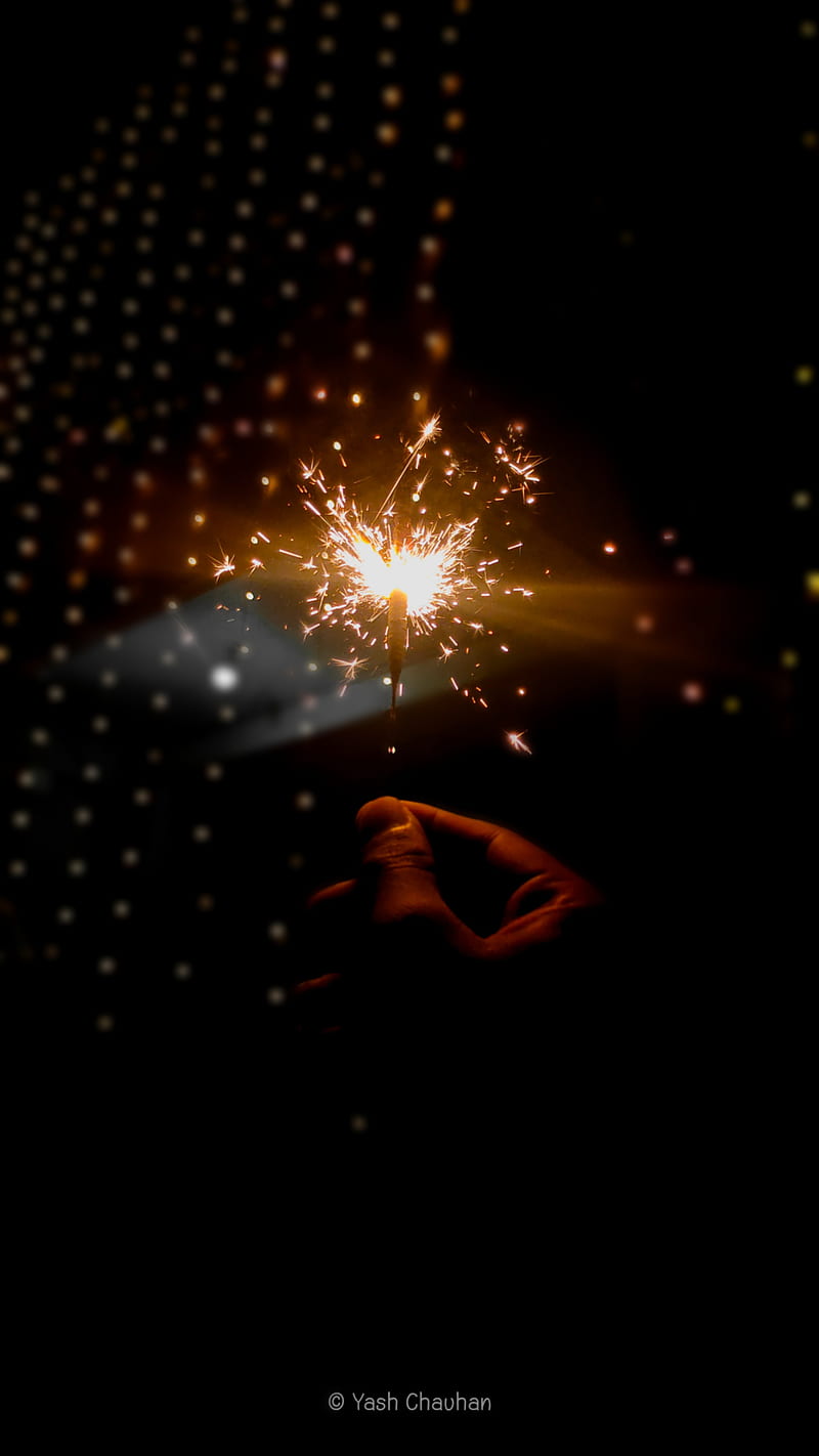 Diwali Lights, cracker, festival, fire, india, HD phone wallpaper