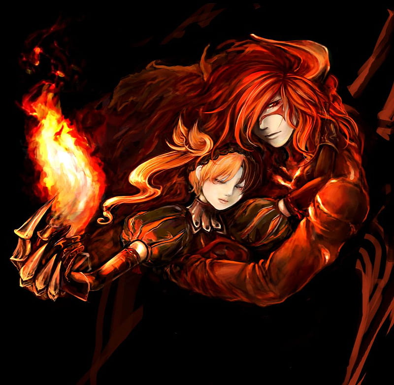 Mephi Sound Horizon Flame Anime Love Red Hair Hd Wallpaper Peakpx