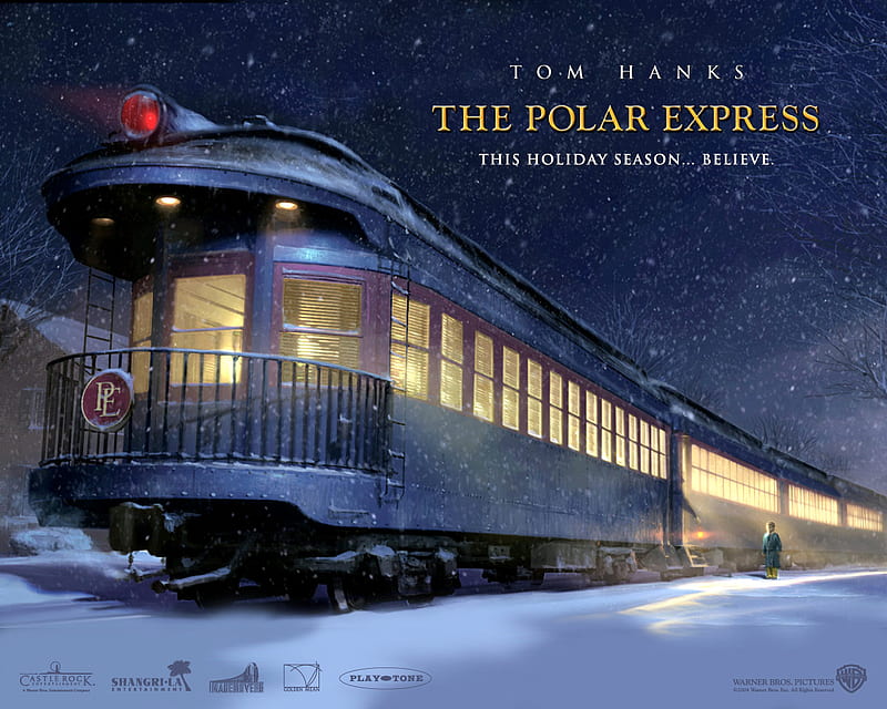 The Polar Express, wb, warner brother, 3d animation, tom hanks, HD wallpaper