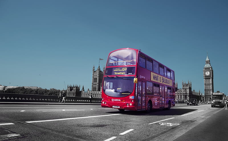 London Bus, London, Red, Travel, Transport, Bus, HD wallpaper