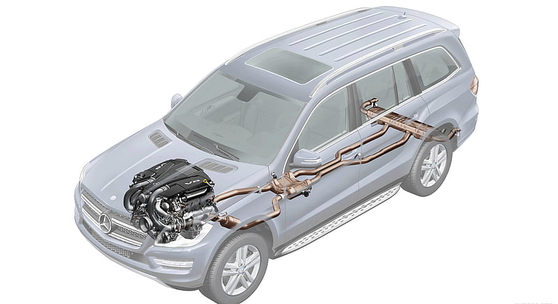 2013 Mercedes-Benz GL-Class BlueDIRECT V8 Petrol Engine - Ghost , car, HD wallpaper