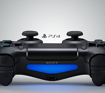 Sony PlayStation 4 E Controlador De Jogos Em Fundo Branco Imagem Editorial  - Imagem de divertimento, controle: 170462955