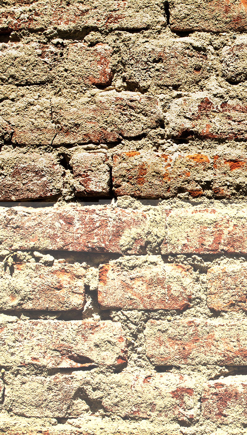Old Bricks, abstract, wall, HD phone wallpaper