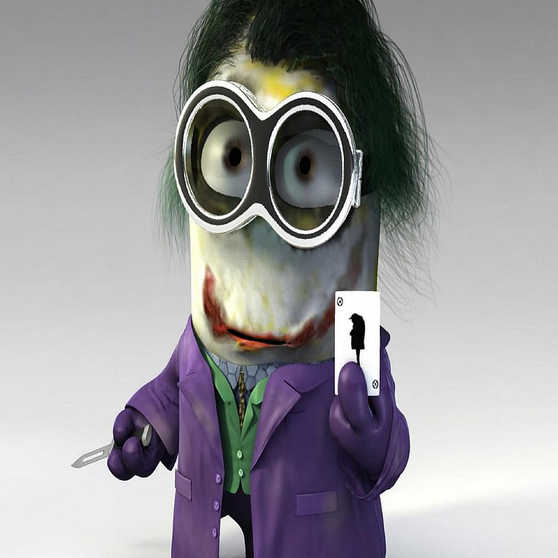 Joker Minions, HD phone wallpaper