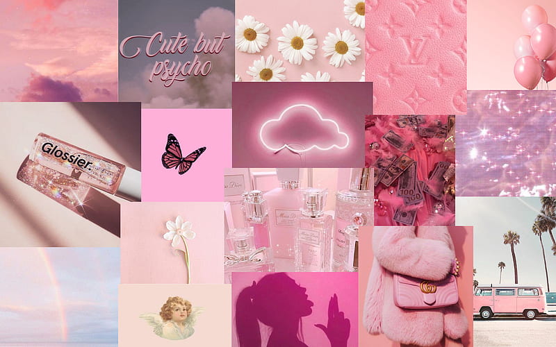 Pink Collage collage pink HD phone wallpaper  Peakpx