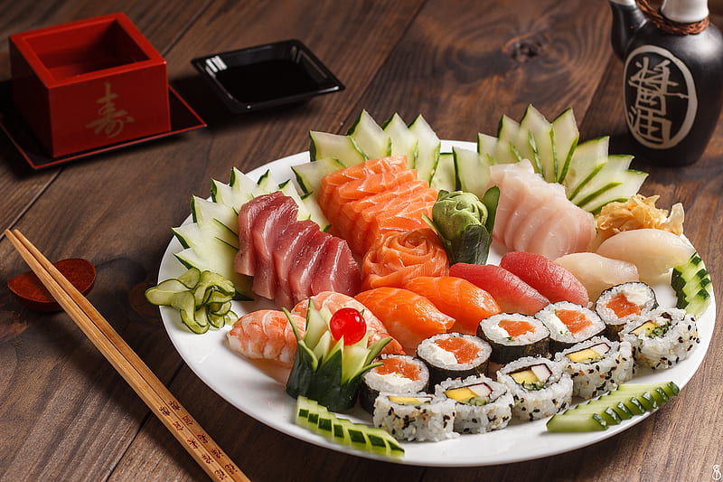 Food, Sushi, HD wallpaper