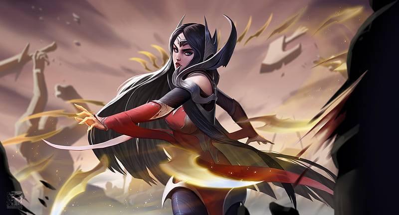 LOL) League of Legends : Irelia (Anime Fanart) 4K wallpaper download