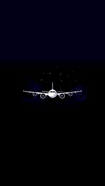 Airplane black iphone x, new, new plane, plane, samsung, HD phone wallpaper