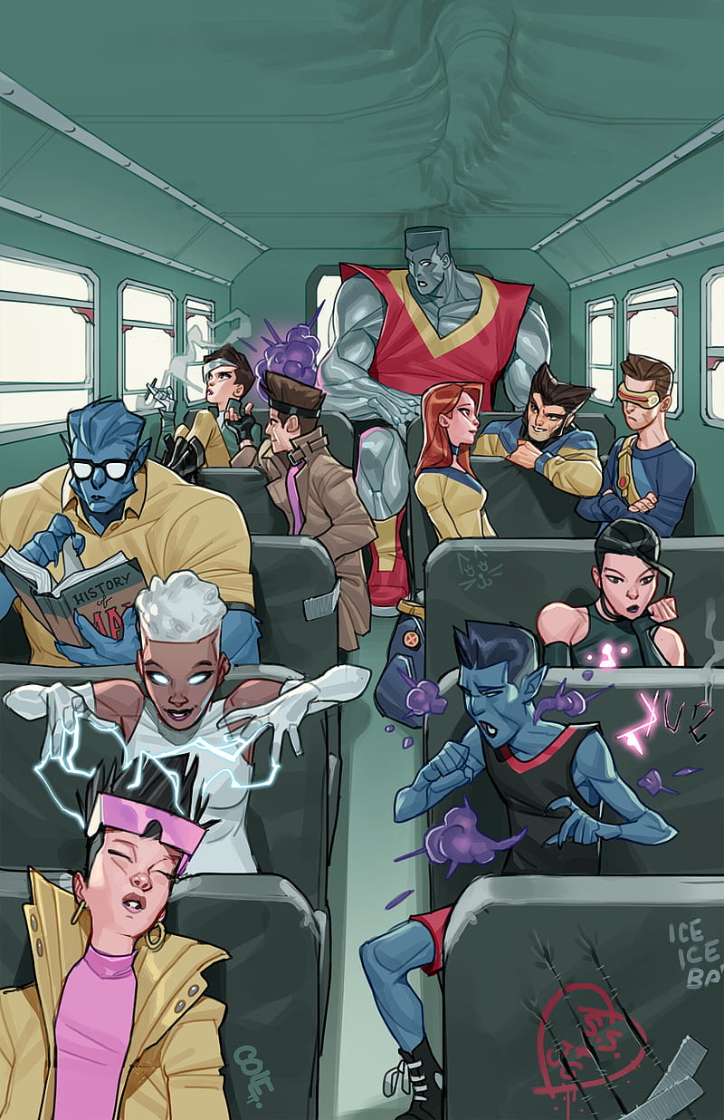 X-Men , beast, comics, cyclops, jean gray, marvel, mcu, mutants, nightcrawler, storm, wolverine, HD phone wallpaper