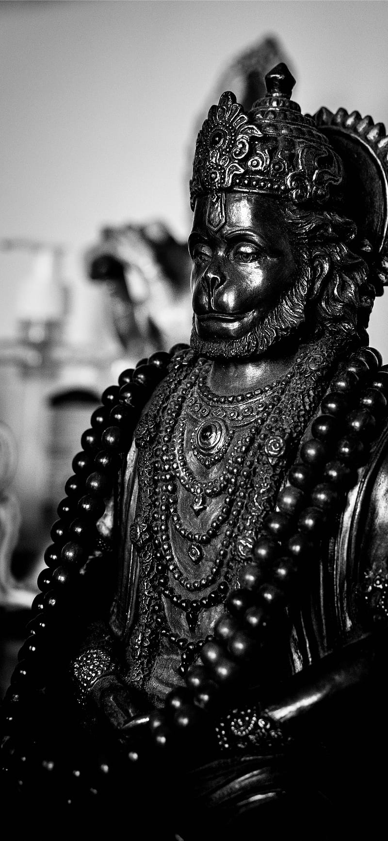 God Hanuman Idol iPhone, Dark Hanuman, HD phone wallpaper