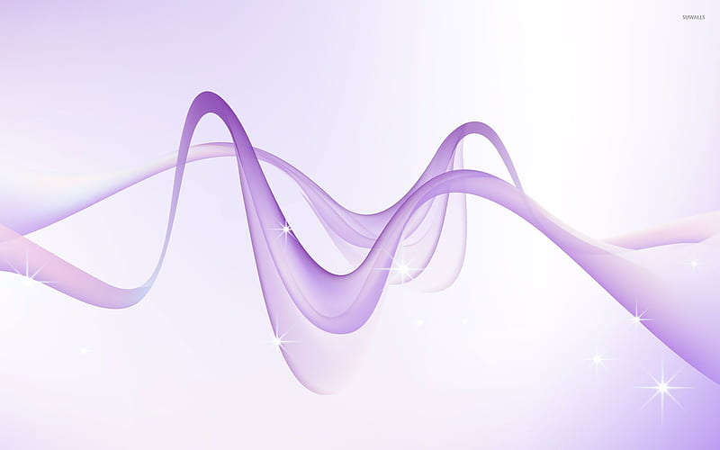 Purple Wave. Purple sparkling waves - Abstract . Waves , Purple, Abstract, HD wallpaper