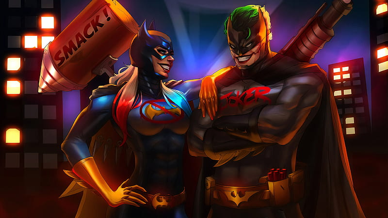 Batman Batwoman, batman, batwoman, superheroes, , artwork, HD wallpaper