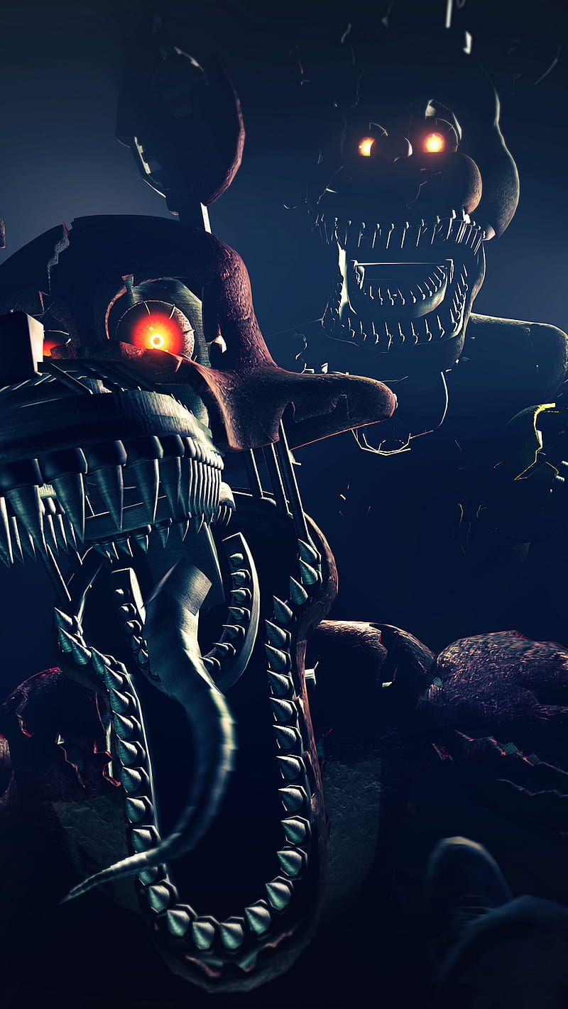 Download Nightmare Freddy FNAF4 Wallpaper