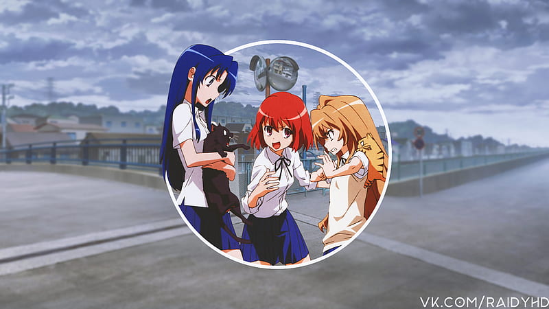 1920x1080 toradora anime anime girls aisaka taiga kushieda minori kawashima  ami JPG 288 kB, HD Wallpaper