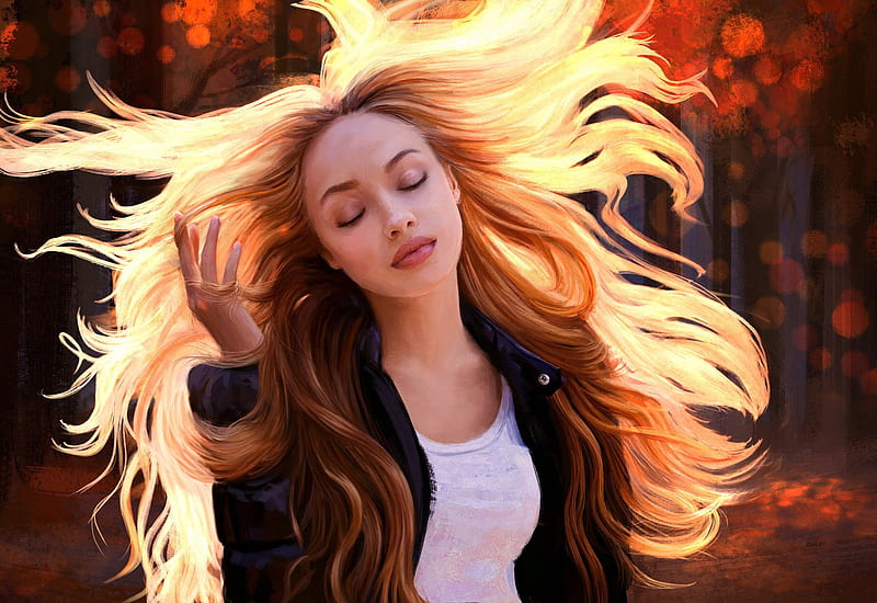 Women, Artistic, Girl, Long Hair, Mood, Redhead, Woman, HD wallpaper