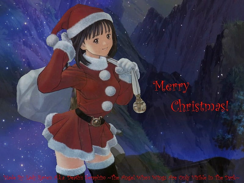 Merry Christmas with Anime, holidays, christmas, anime, graphics, happy,  xmas, HD wallpaper | Peakpx