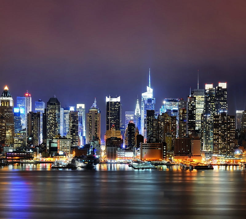 Newyork Lights , 2012, building, cool, latest, love, new, newyork, nice, rocky, HD wallpaper