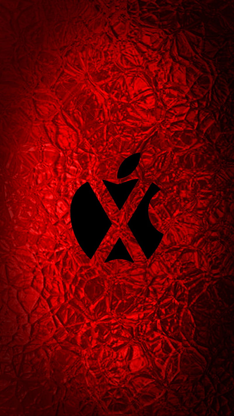 iPhone X red glass, apple, iphonex, HD phone wallpaper
